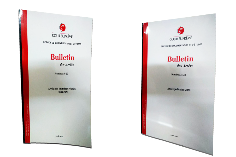Publication de nouveaux bulletins des arrêts